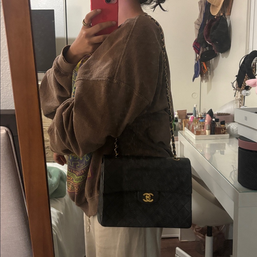 Chanel Medium Flap Quilted Shoulder Bag - Picture 12 of 13